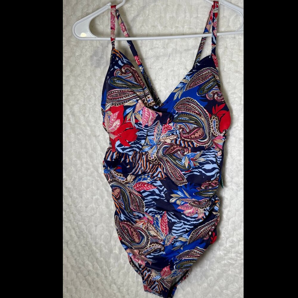 Aqua Green Women's Swimsuit - L (12-14) - NWT